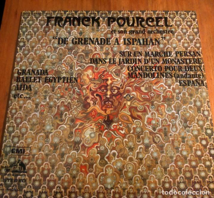 Discos de vinilo: FRANCK POURCEL DE GRENADE A ISPAHAN - LP - Foto 1