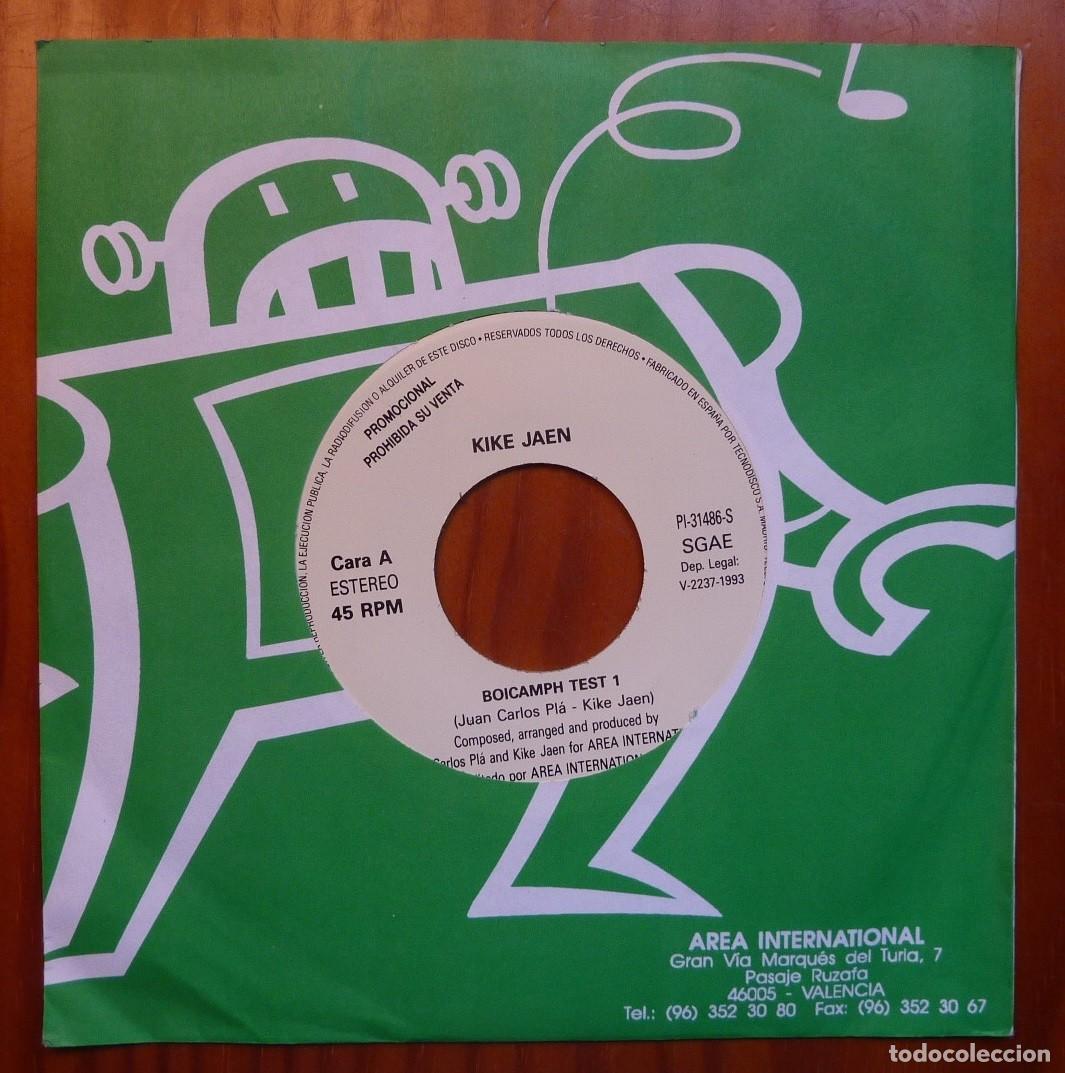 Discos de vinilo: KIKE JAEN / BOICAMPH TEST 1 / 1993 / SINGLE - Foto 1