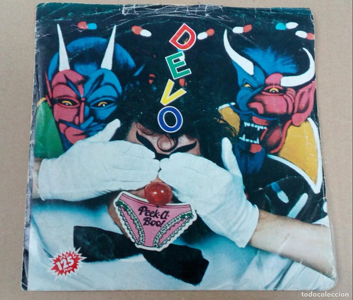 Discos de vinilo: Single vinilo 7&rdquo; - DEVO - Peek-a-boo + Find out. - Foto 1
