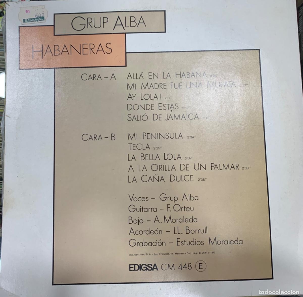Discos de vinilo: Group Alba Habaneras - Foto 2