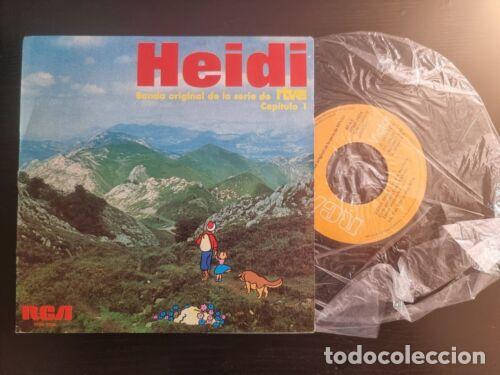 Dischi in vinile: Disco Single 45 R.P.M.Heidi.Capitulo 1