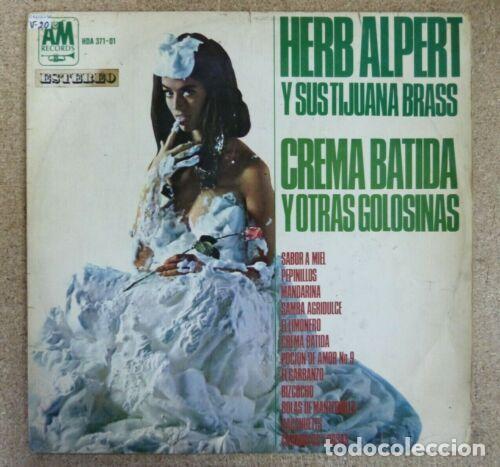 Discos de vinilo: Disco LP.Herb Alpert y Sus Tijuana Brass.Crema Batida.1966