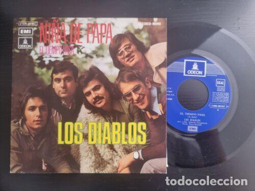 Disques de vinyle: Disco Single 45 R.P.M.Los Diablos.Ni&ntilde;a de Papa