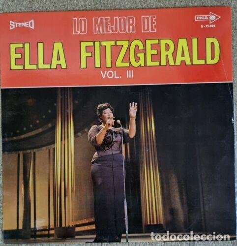 Dischi in vinile: Disco LP.Lo Mejor de Ella Fitzgerald Vol.III