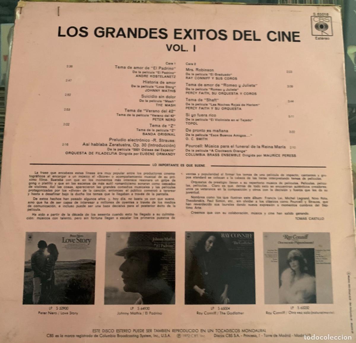 Discos de vinilo: Los grandes &eacute;xitos del cine vol 1 - Foto 2
