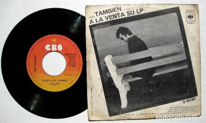 Discos de vinilo: Boz Scaggs - Se Acabo (Its Over) - Single CBS 1976 BPY - Foto 2