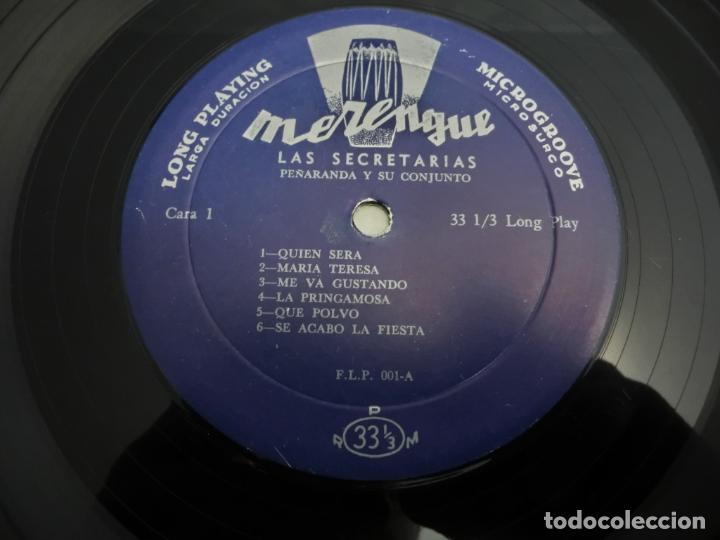 Discos de vinilo: LAS SECRETARIAS - PE&Ntilde;ARANDA Y SU CONJUNTO (MERENGUE) - Foto 3
