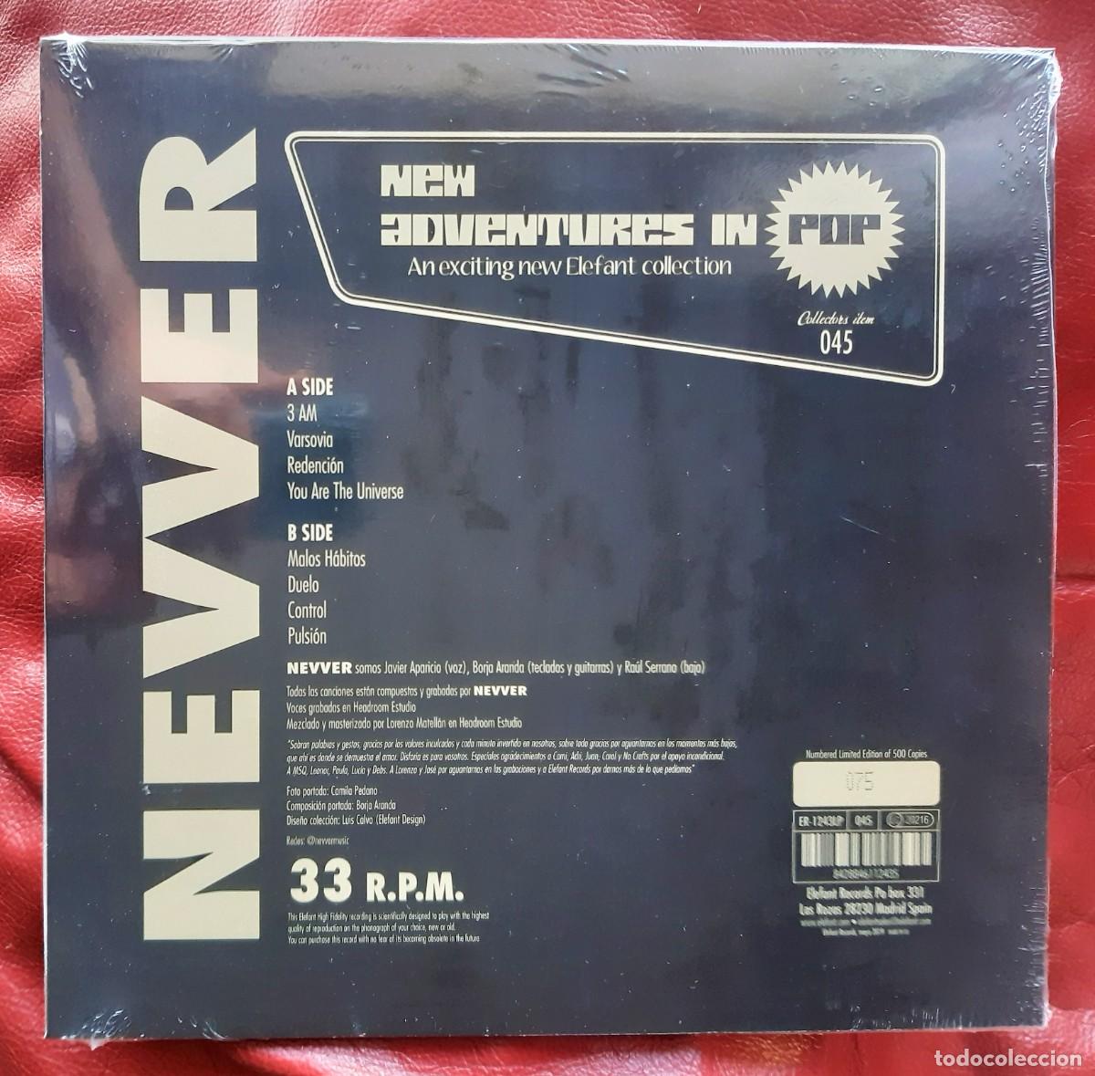 Discos de vinilo: NEVVER - DISFORIA 10&rdquo; - Foto 2