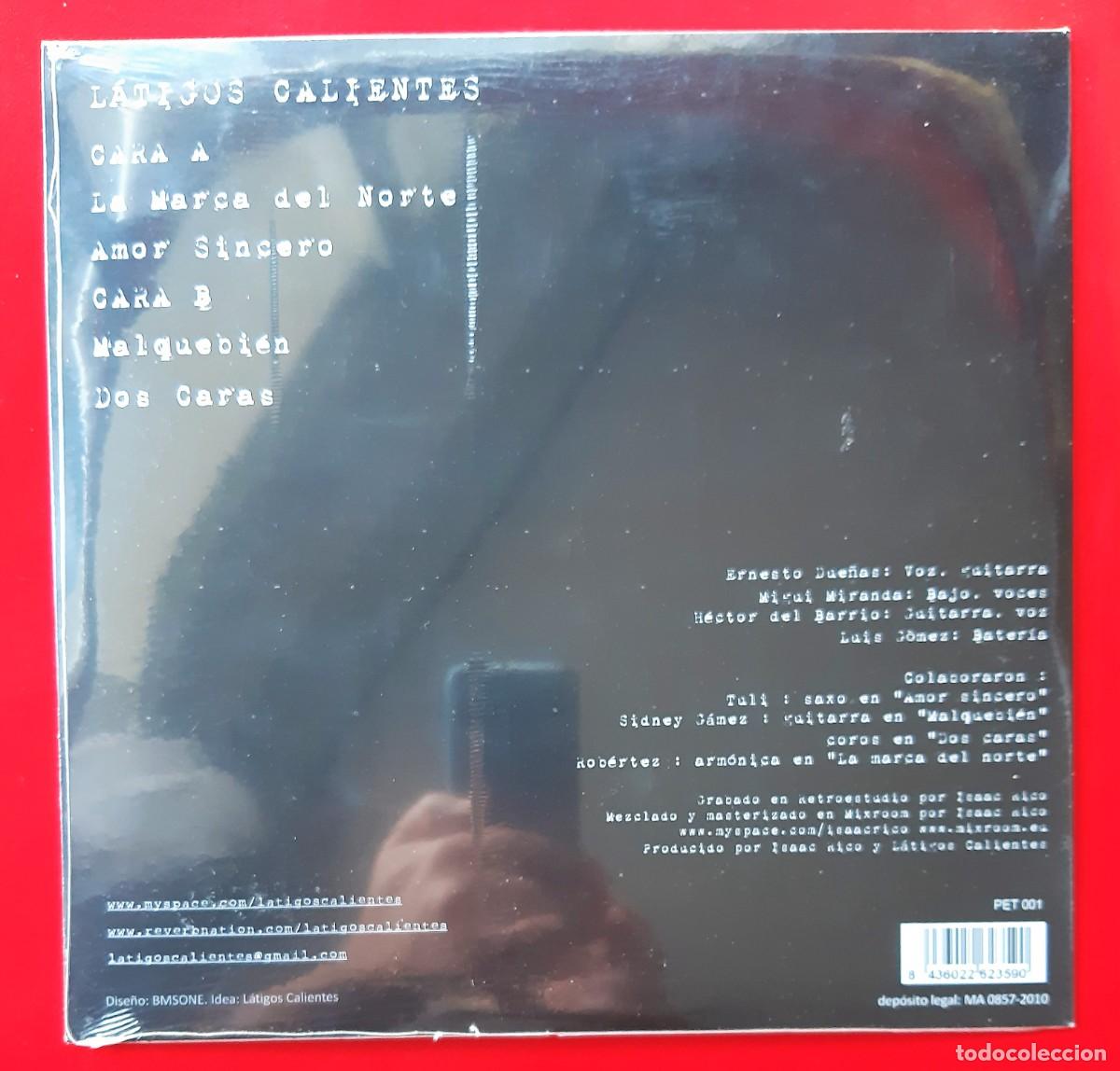 Discos de vinilo: L&Aacute;TIGOS CALIENTES - LA MARCA DEL NORTE EP 10&rdquo; - Foto 2