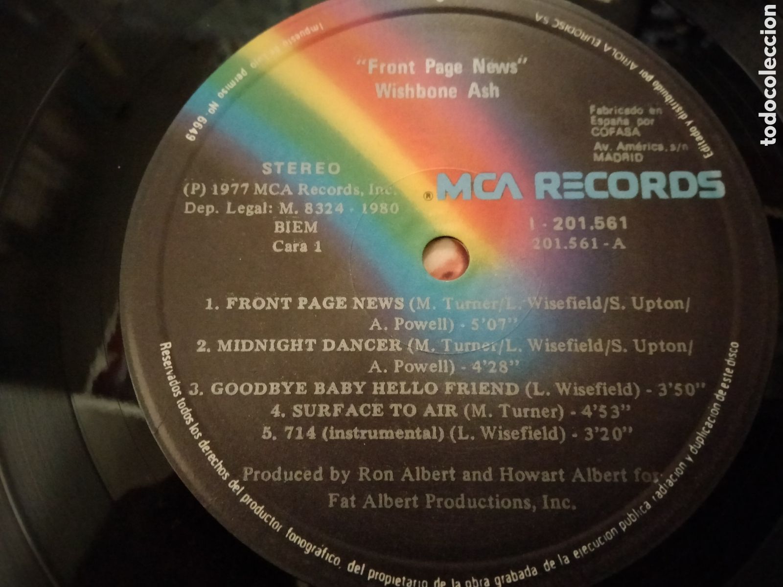 Discos de vinilo: Wishbone Ash - Front Page News - Foto 4