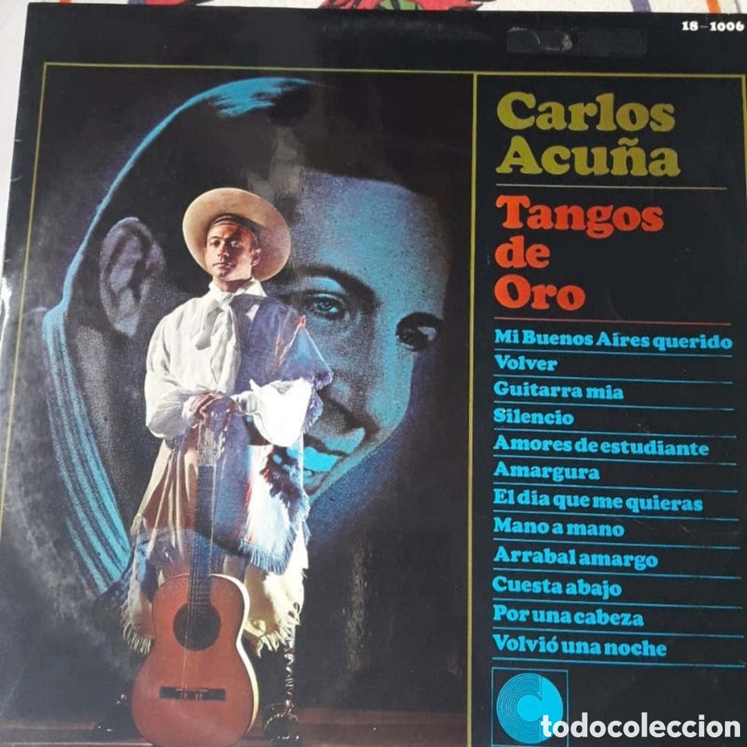 Discos de vinilo: Lp Carlos Acu&ntilde;a. Tangos de oro - Foto 1