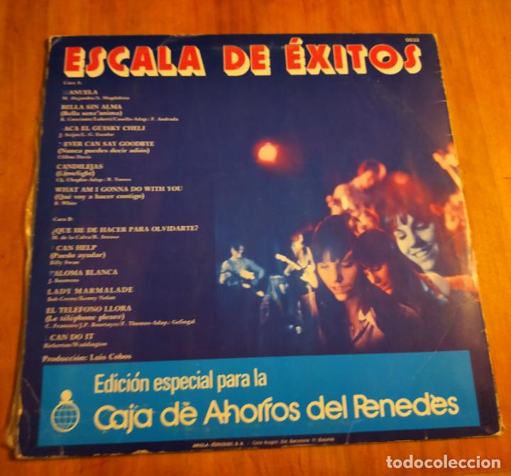 Discos de vinilo: ESCALA DE EXITOS - LP - CANDILEJAS - MANUELA - I CAN HELP ..- LP - Foto 2