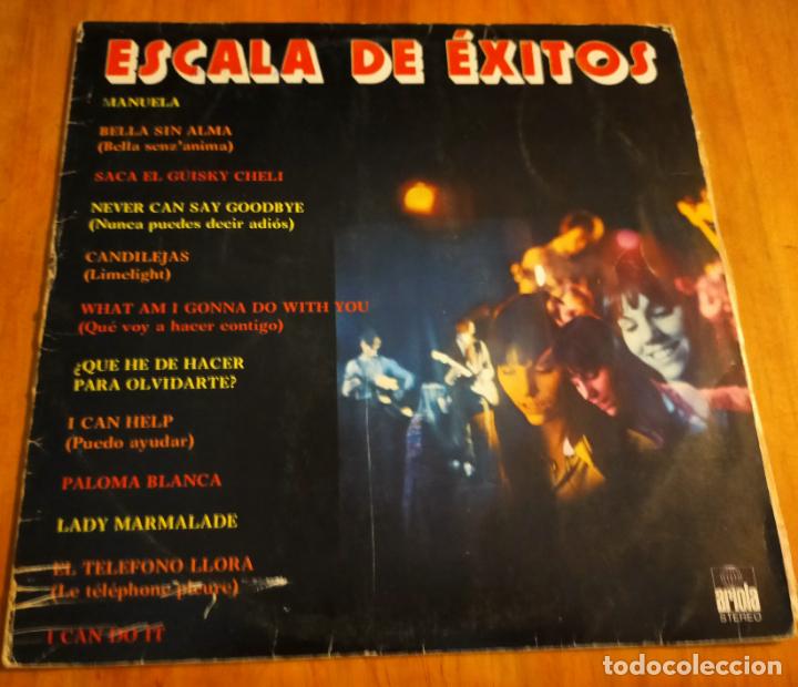 Discos de vinilo: ESCALA DE EXITOS - LP - CANDILEJAS - MANUELA - I CAN HELP ..- LP - Foto 1