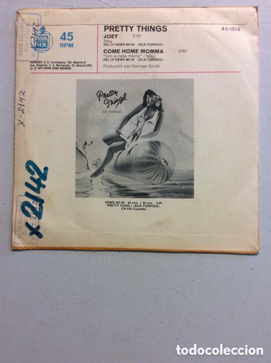 Discos de vinilo: Pretty Things. Joey. Come home Momma. - Foto 2