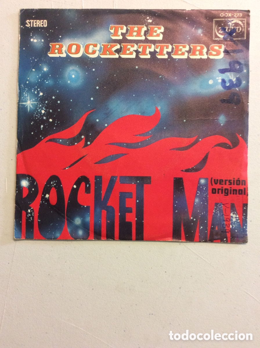 Discos de vinilo: The Rocketters. Rocket man (versi&oacute;n original) - Foto 1