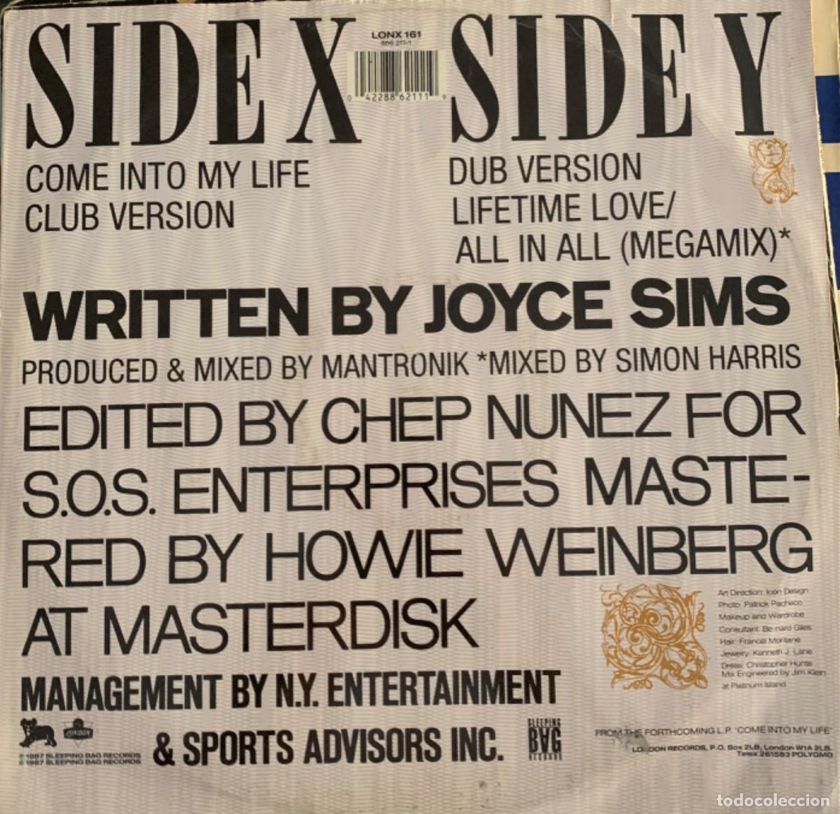 Discos de vinilo: Joyce Sims Come into my life - Foto 2