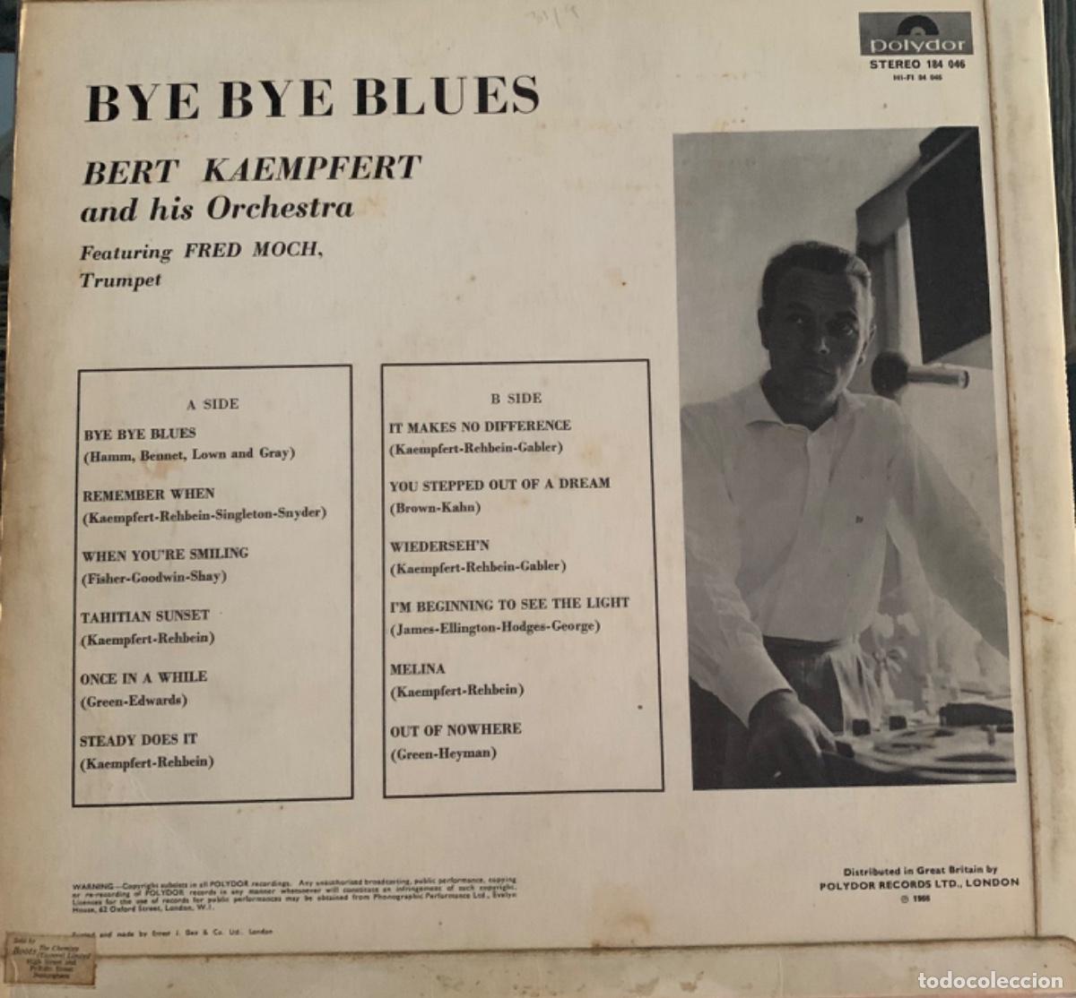 Discos de vinilo: Bert Kaempfert Bye Bye Blues - Foto 2