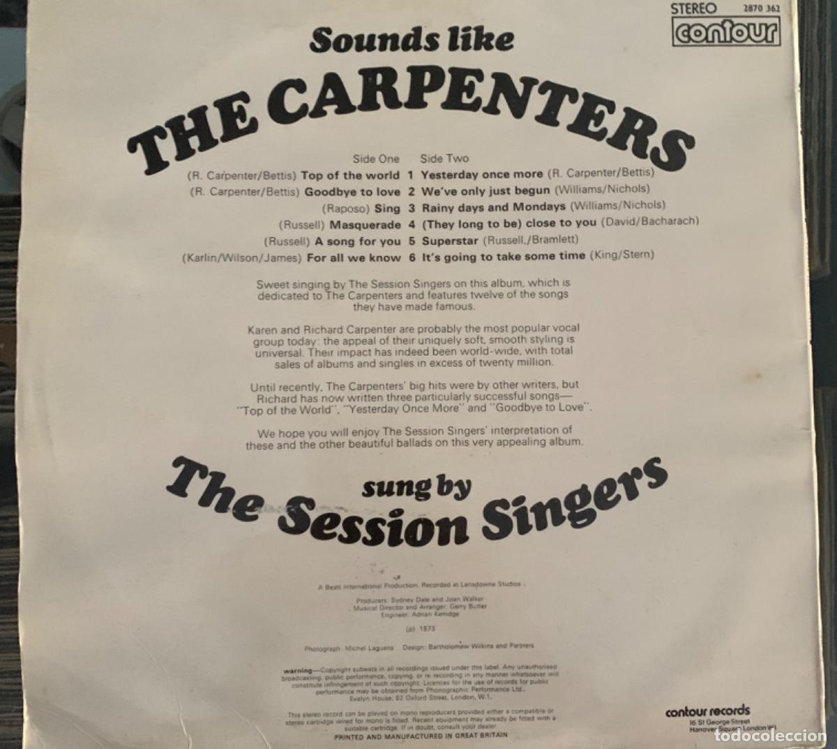 Discos de vinilo: Sounds like The Carpenters - Foto 2
