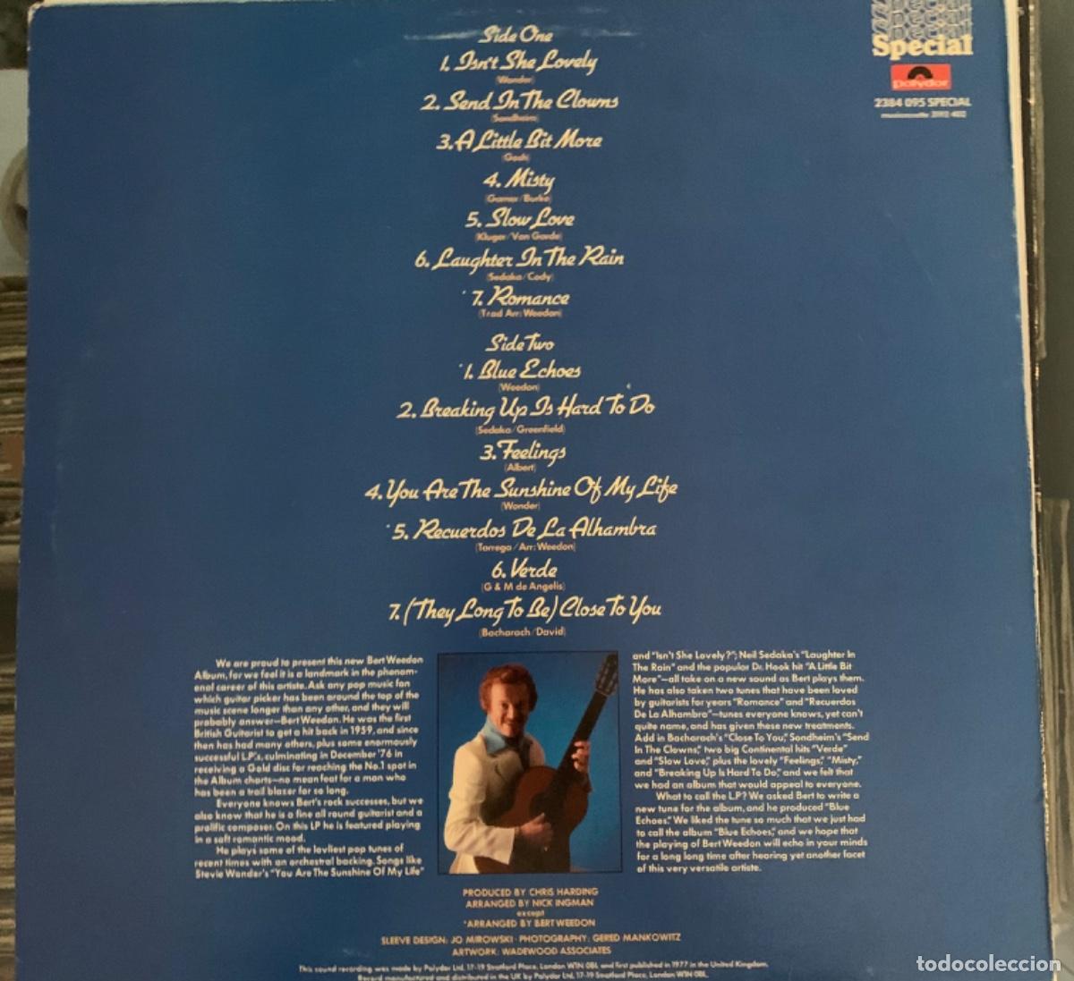 Discos de vinilo: Bert Weedon Blue Echoes - Foto 2