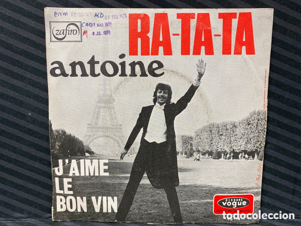 Discos de vinilo: Antoine - Ra-Ta-Ta (7&rdquo;, Single, Promo) - Foto 2