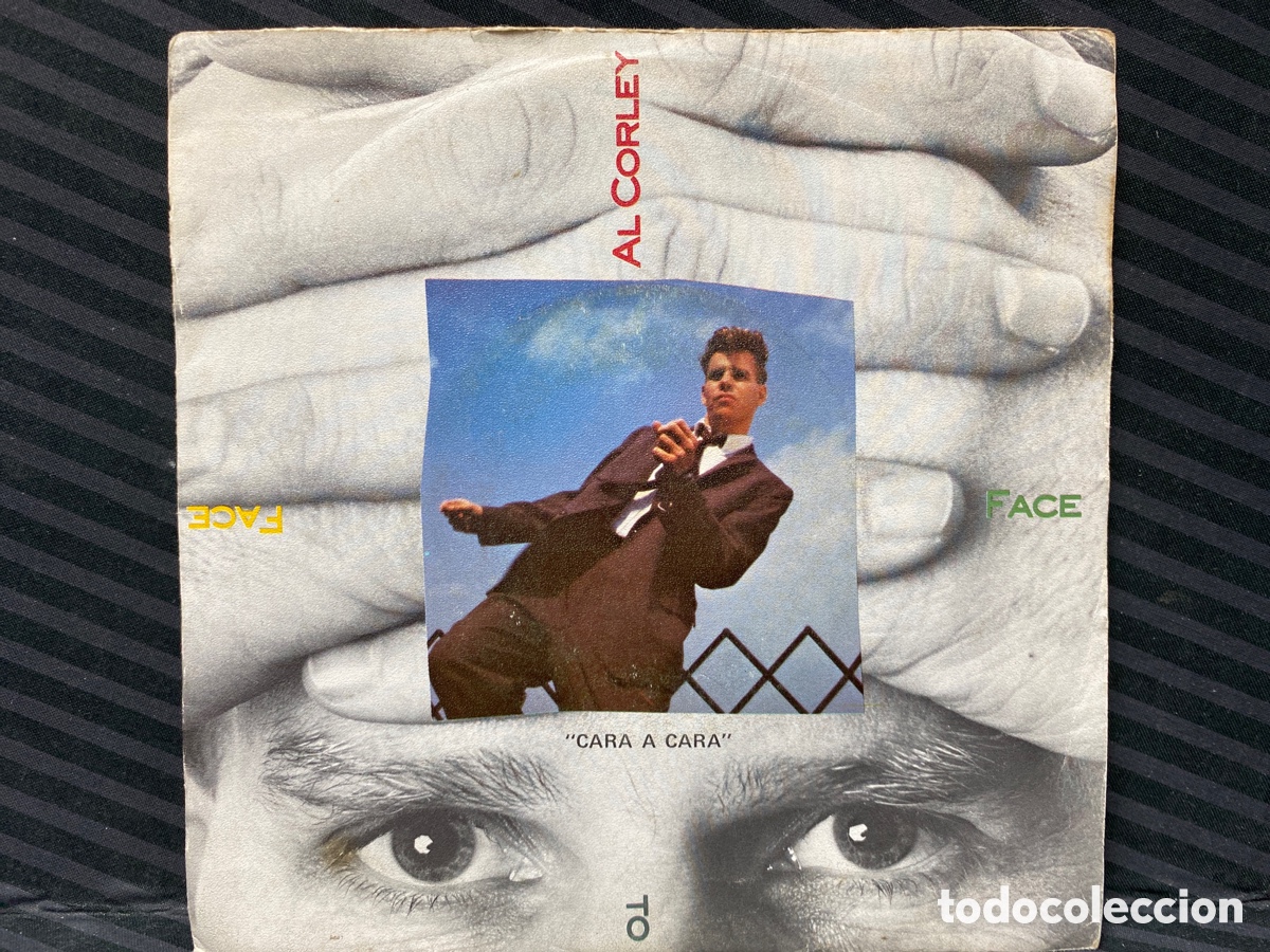 Discos de vinilo: Al Corley - Face To Face = Cara A Cara (7&rdquo;, Single) - Foto 1