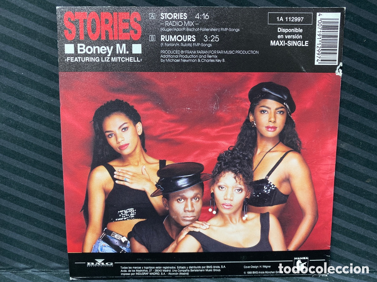 Discos de vinilo: Boney M. - Stories (7&rdquo;, Single) - Foto 2