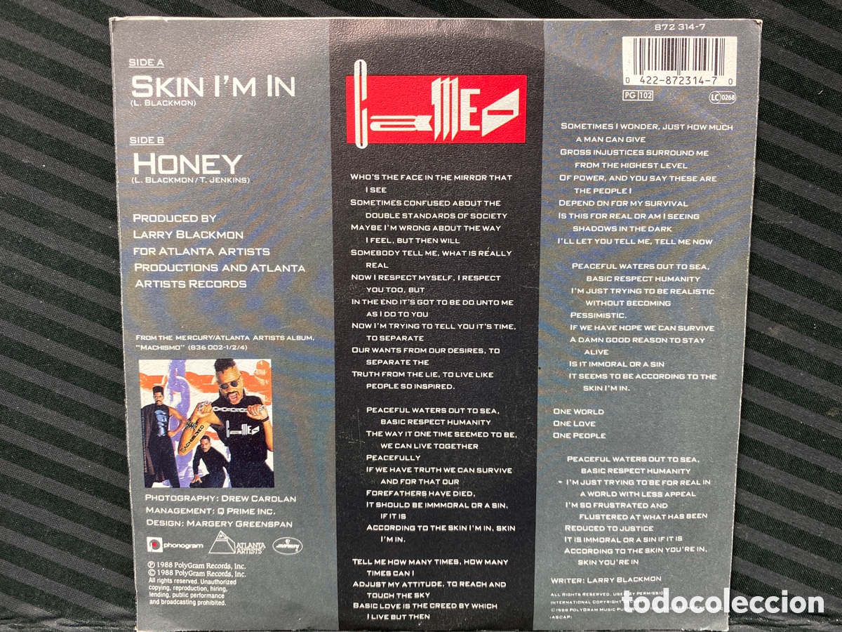 Discos de vinilo: Cameo - Skin Im In (7&rdquo;) - Foto 2