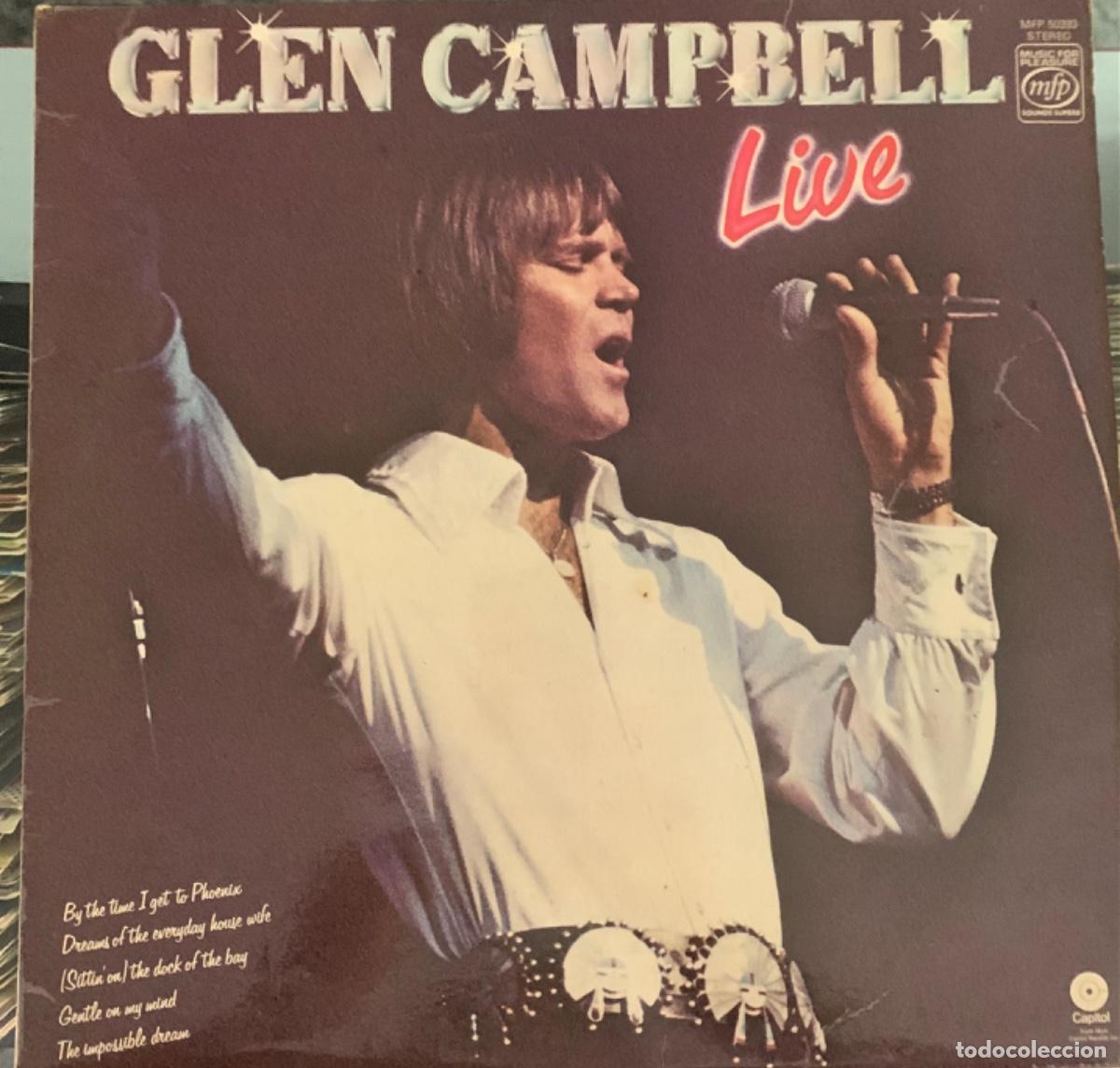 Discos de vinilo: Glen Campbell live - Foto 1