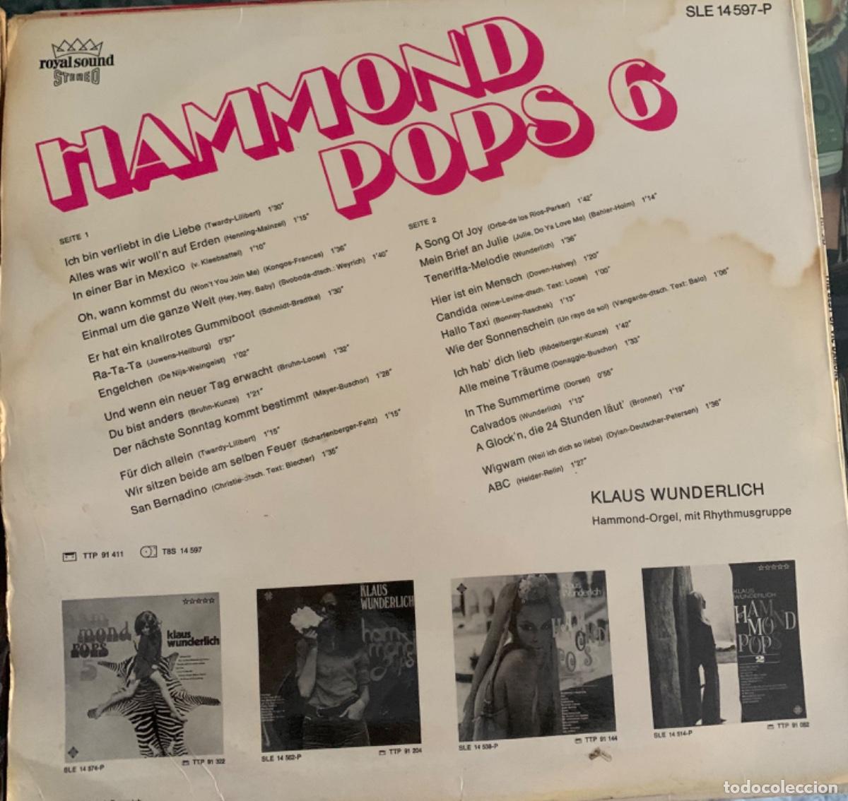 Discos de vinilo: Hammond pops 6 - Foto 2