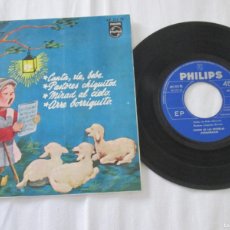 Discos de vinilo: COROS DE LAS ESCUELAS AVEMARIANAS - CANTA, RÍE, BEBE +3. EP, ED ESPAÑOLA 7” 1958. MUY BUEN ESTADO
