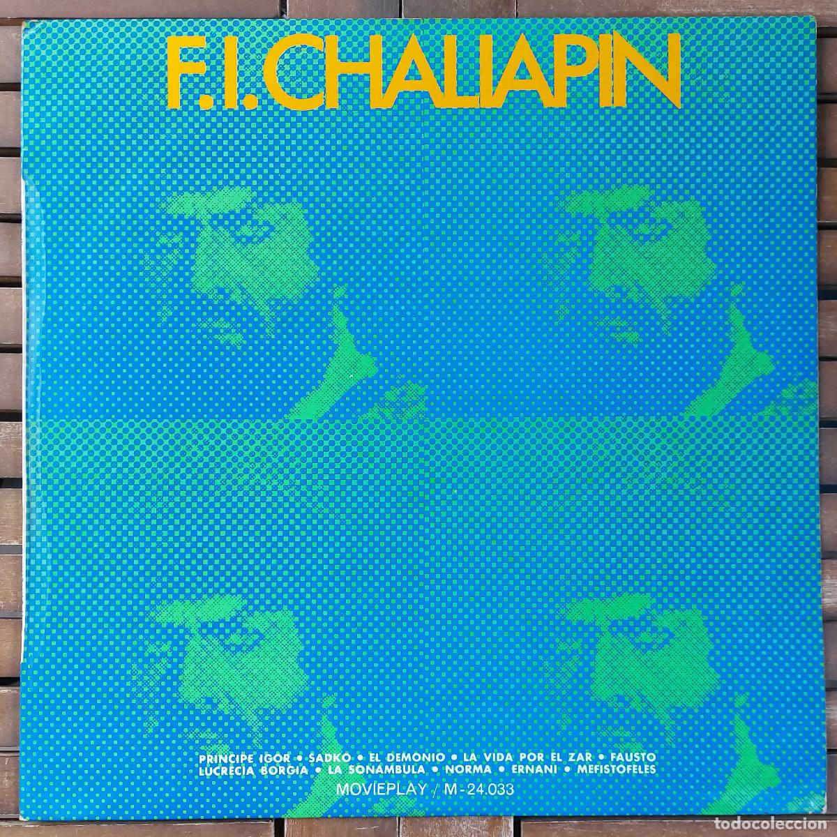 Disques de vinyle: DISCO - VINILO - LP - LONG PLAY - FIODOR CHALIAPIN - Movieplay M- 24.033 - 1972