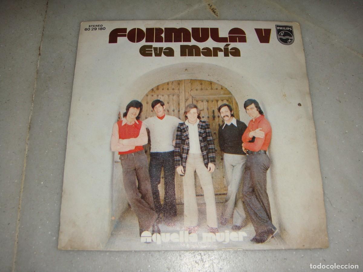 Discos de vinilo: SINGLE. FORMULA V. EVA MAR&Iacute;A; AQUELLA MUJER - Foto 2