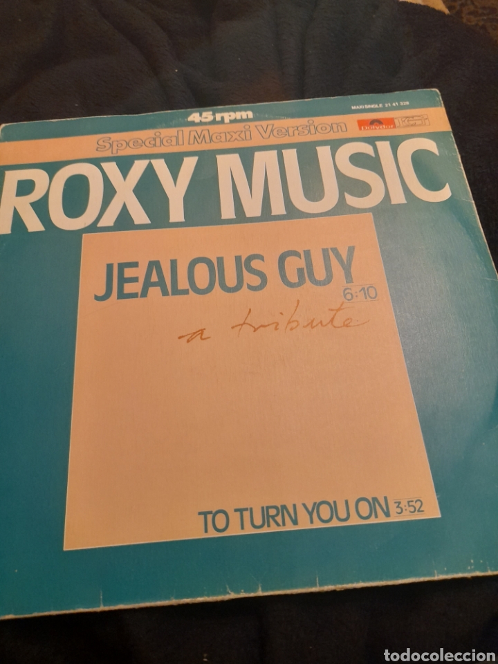 Discos de vinilo: Vinilo de Roxy M&uacute;sic, Jealous Guy - Foto 2