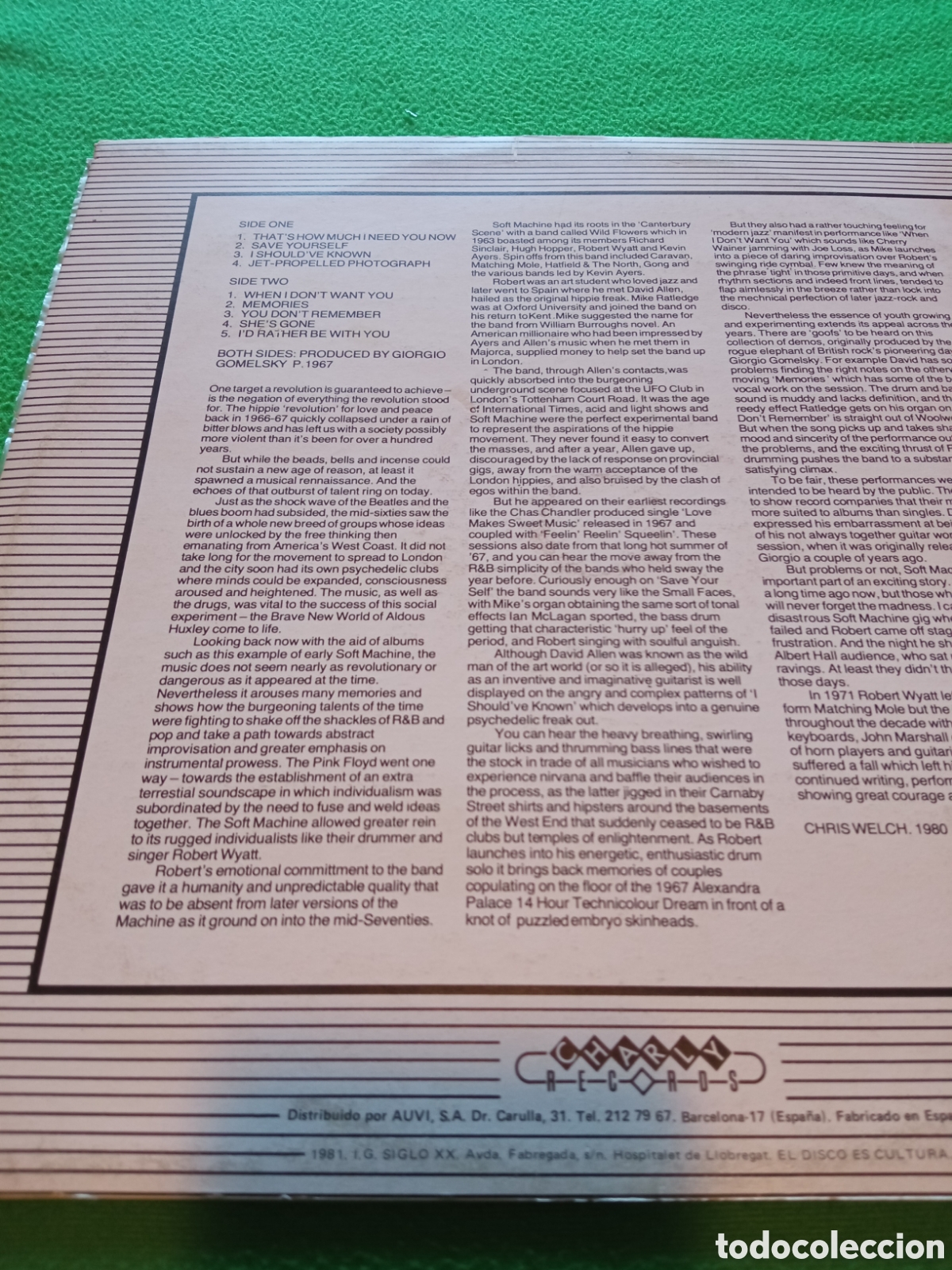 Discos de vinilo: Soft Machine - Same Vinilo Lp - Foto 2