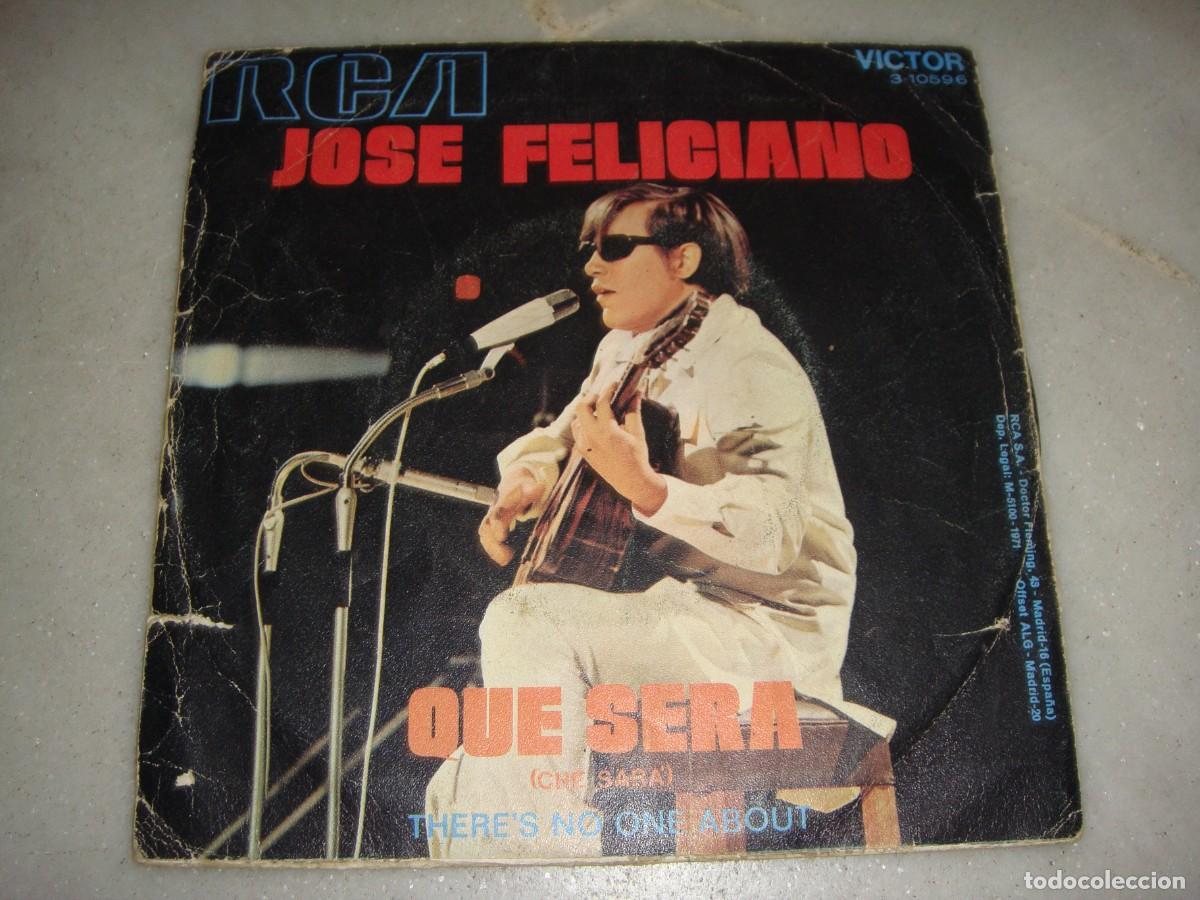 Discos de vinilo: Single. JOSE FELICIANO. Que ser&aacute;. - Foto 2