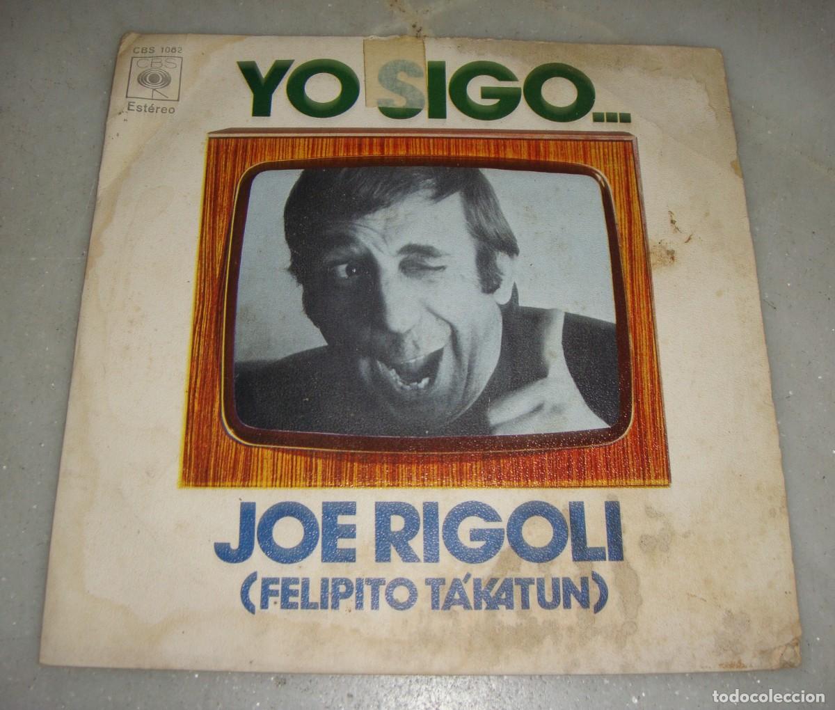 Discos de vinilo: SINGLE. JOE RIGOLI. - Foto 1