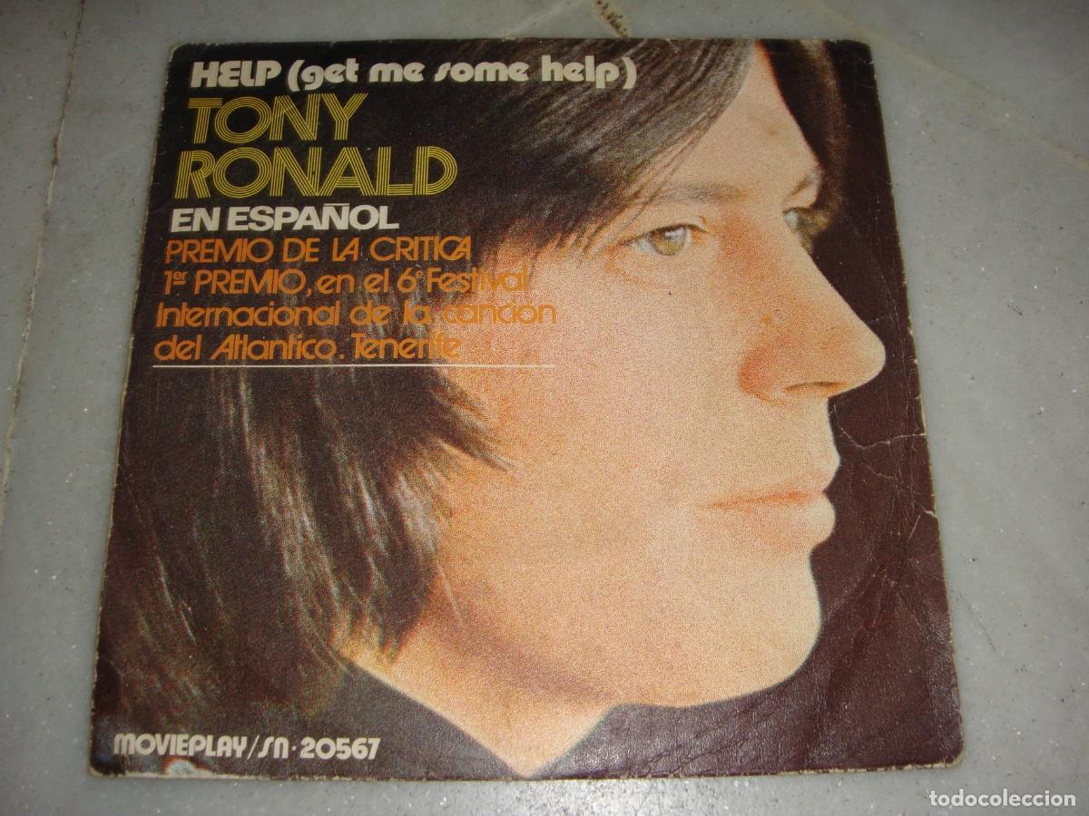 Discos de vinilo: SINGLE. TONY RONALD. - Foto 2