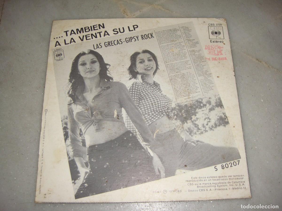 Discos de vinilo: SINGLE. LAS GRECAS. ORGULLO. - Foto 2