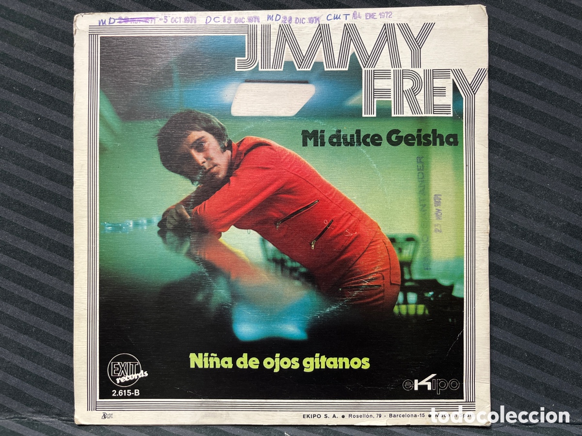 Discos de vinilo: Jimmy Frey - Mi Dulce Geisha (7&rdquo;, Single) - Foto 2