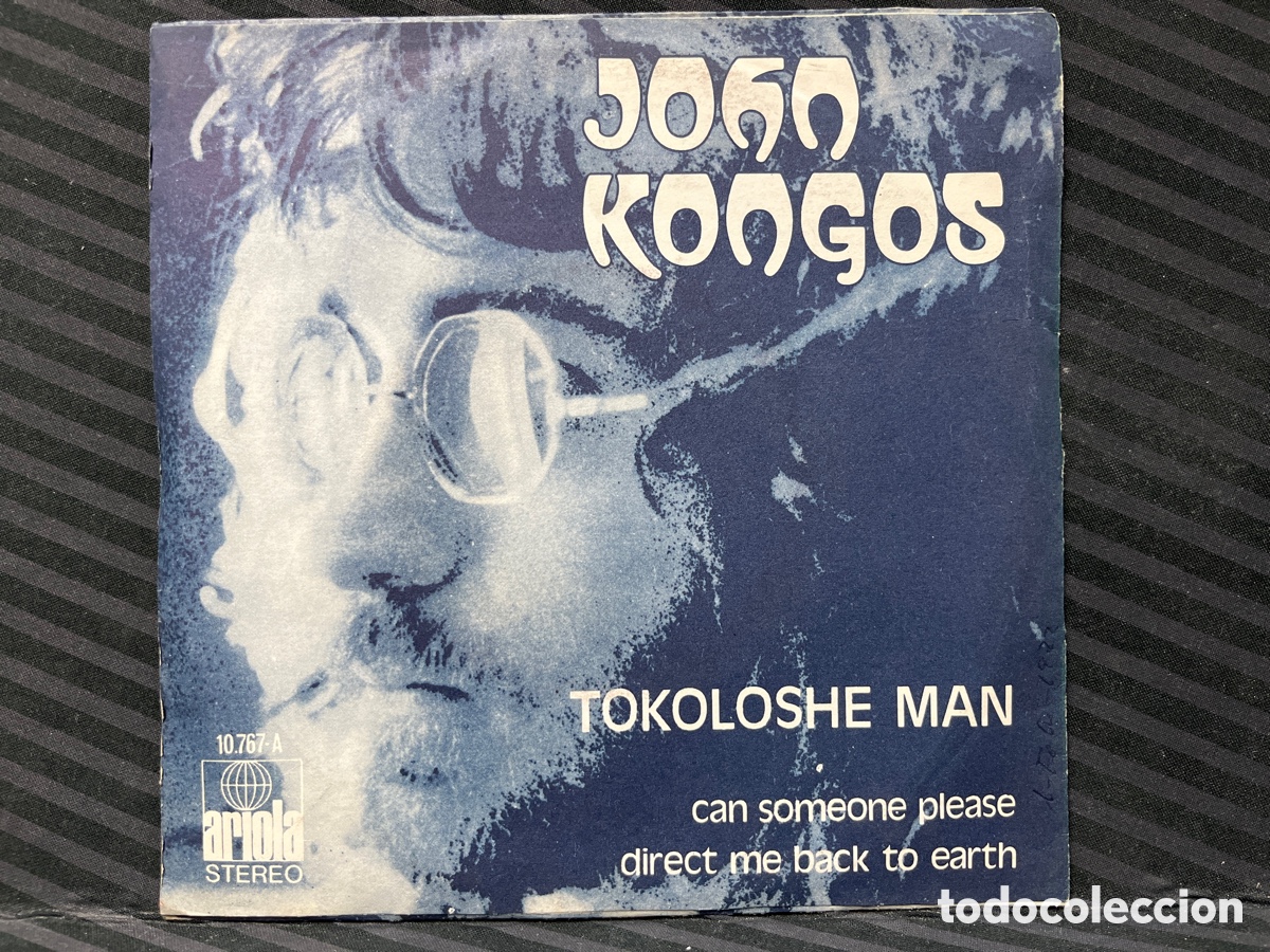 Discos de vinilo: John Kongos - Tokoloshe Man (7&rdquo;, Single) - Foto 2