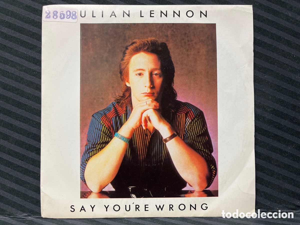 Discos de vinilo: Julian Lennon - Say Youre Wrong (7&rdquo;, Single) - Foto 1