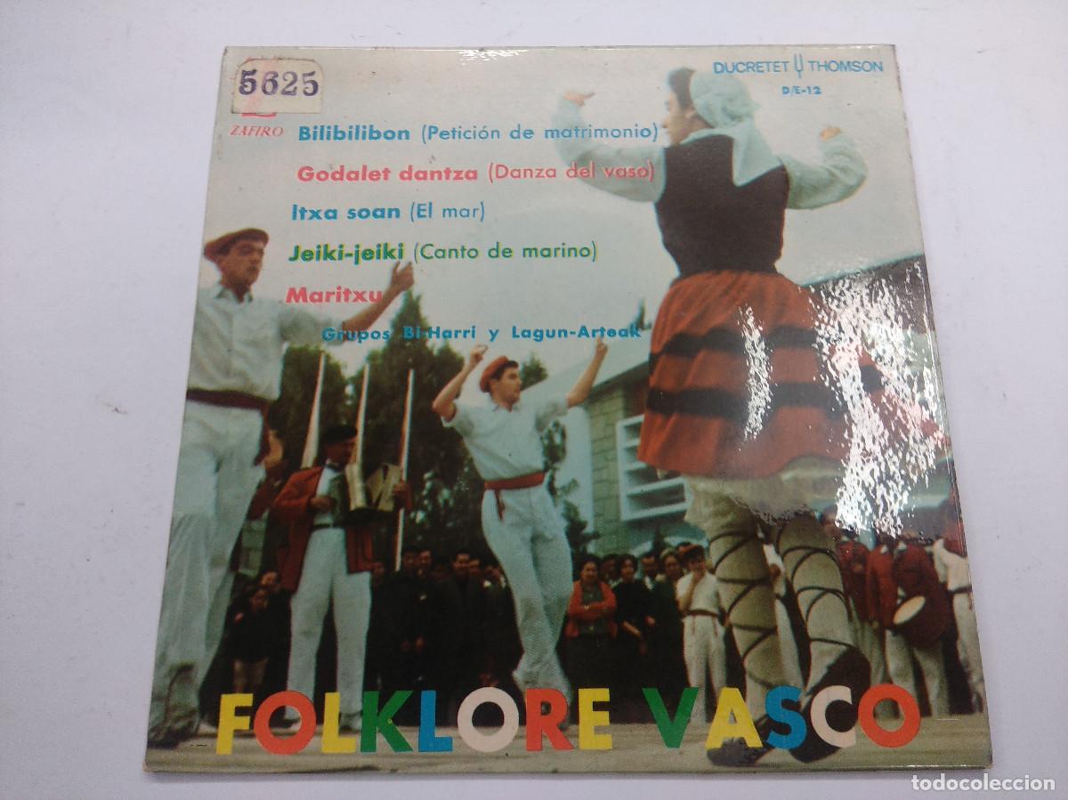Discos de vinilo: FOLKLORE VASCO/BI-HARRI Y LAGUN ARTEAK/SINGLE. - Foto 1