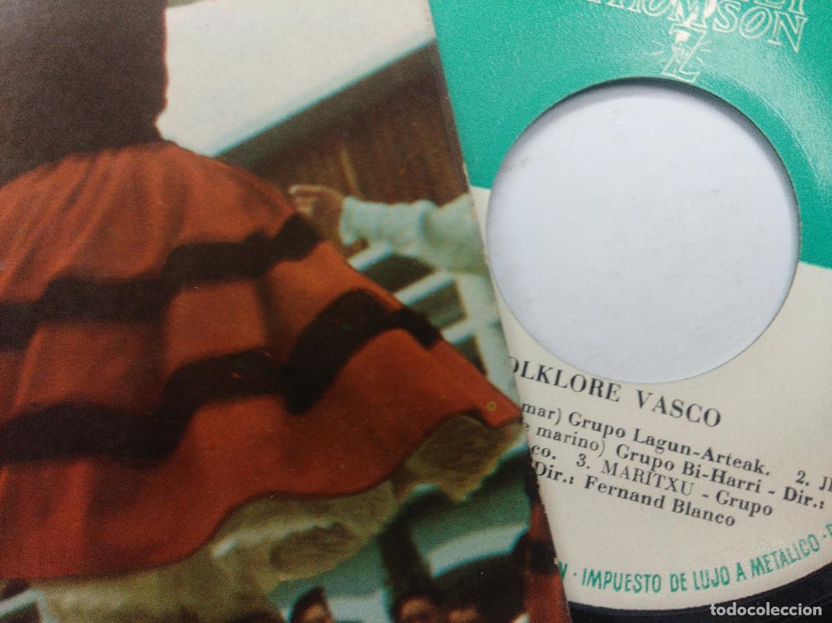 Discos de vinilo: FOLKLORE VASCO/BI-HARRI Y LAGUN ARTEAK/SINGLE. - Foto 2