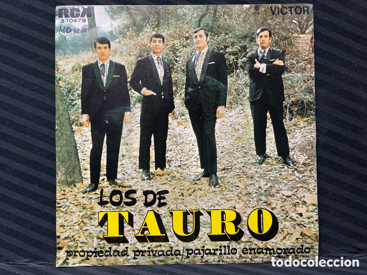 Discos de vinilo: Los De Tauro - Propiedad Privada (7&rdquo;, Single) - Foto 2