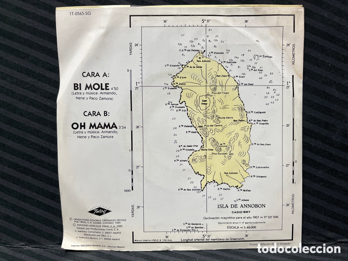 Discos de vinilo: Mascara - Bi Mole (7&rdquo;) - Foto 2