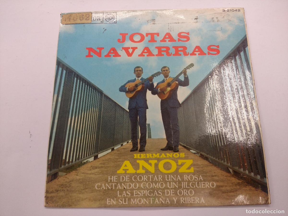 Discos de vinilo: JOTAS NAVARRAS/HERMANOS ANOZ/SINGLE. - Foto 1