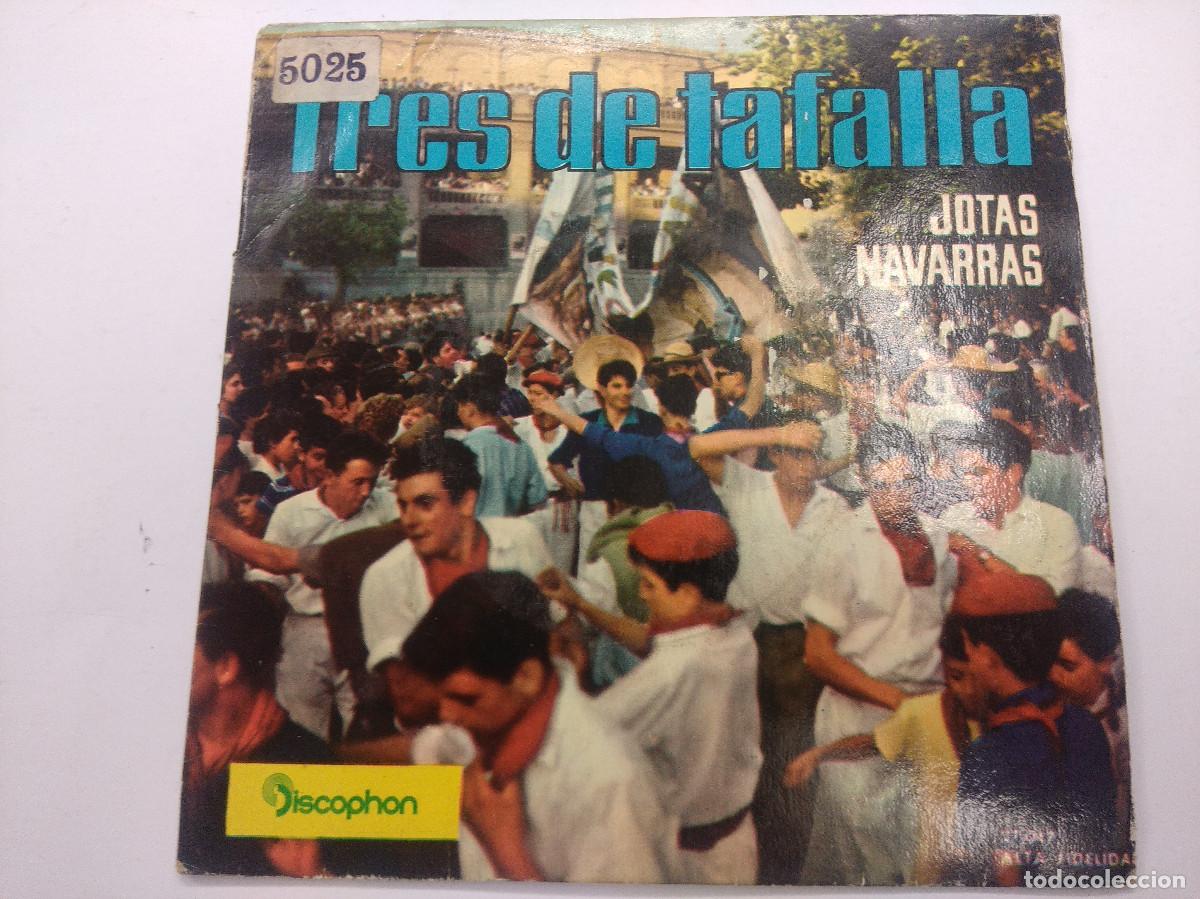 Discos de vinilo: JOTAS NAVARRAS/TRES DE TAFALLA/SINGLE. - Foto 1