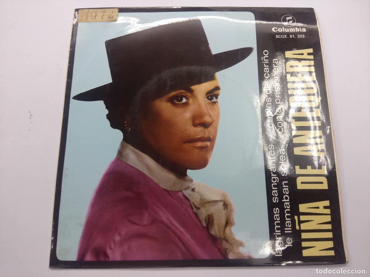 Discos de vinilo: NI&Ntilde;A DE ANTEQUERA/LAGRIMAS SANGRANTES/SINGLE. - Foto 1
