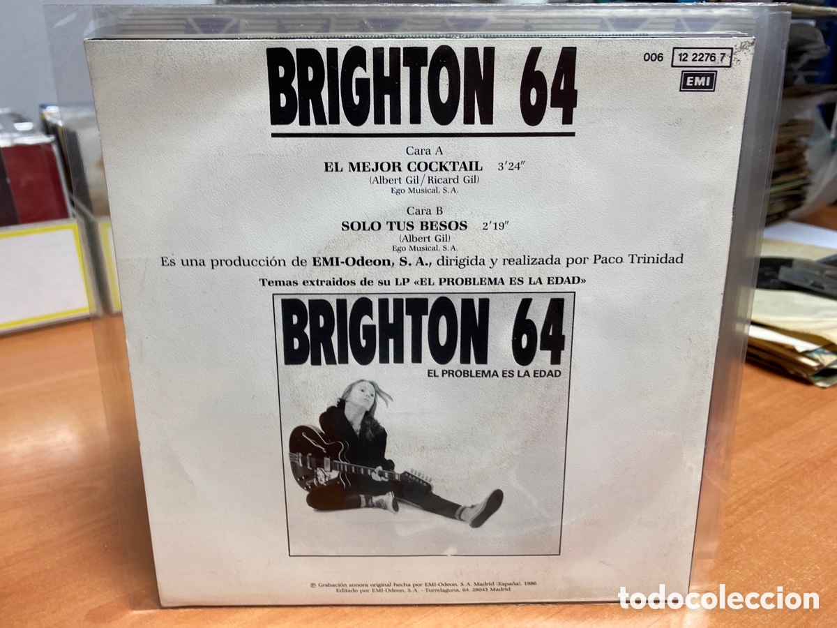 Discos de vinilo: Brighton 64 - El Mejor Cocktail (7&rdquo;, Single) - Foto 2