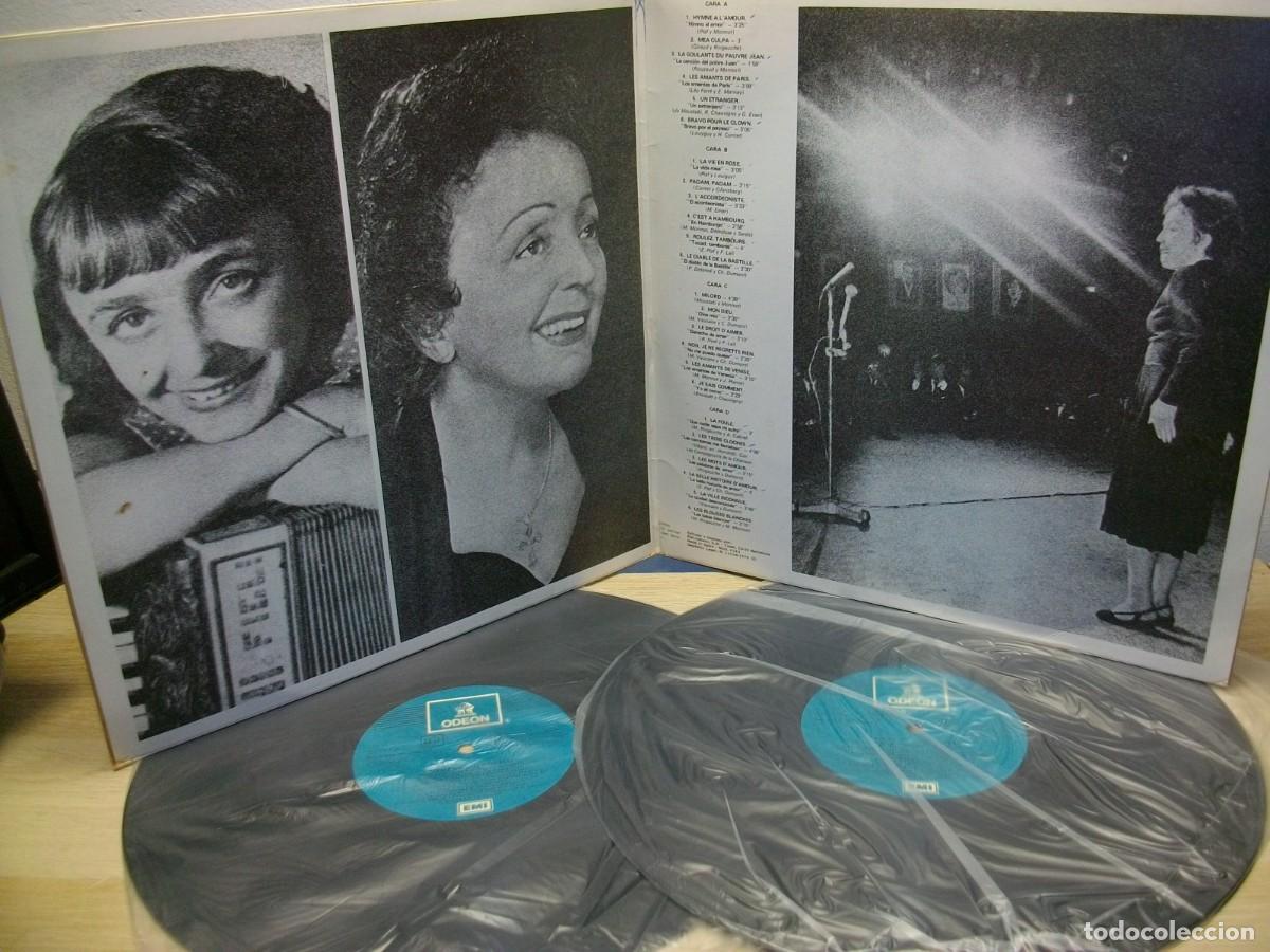 Discos de vinilo: Edith Piaf &ndash; La Voz De... Edith Piaf 2 x LP - Foto 3